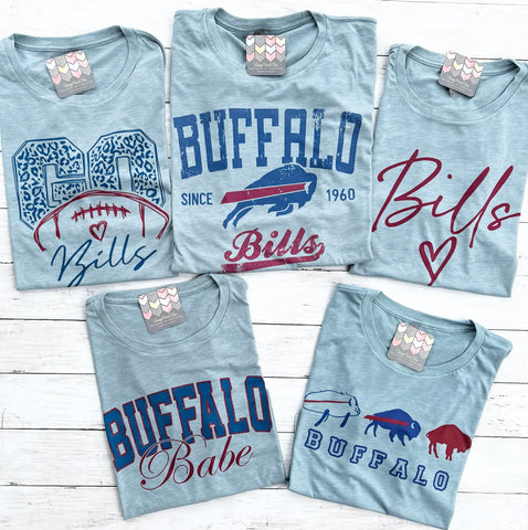 Go Bills Vintage Dyed SassyPantsTees - Ready to Ship