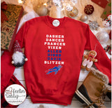 Buffalo Reindeer, Allen Diggs Davis Blitzen, Lets Go Buffalo, Buffalo Christmas, 716, crewneck, Sweatshirt, Sassy Pants Tees, SassyPantsTees SassyPantsTees